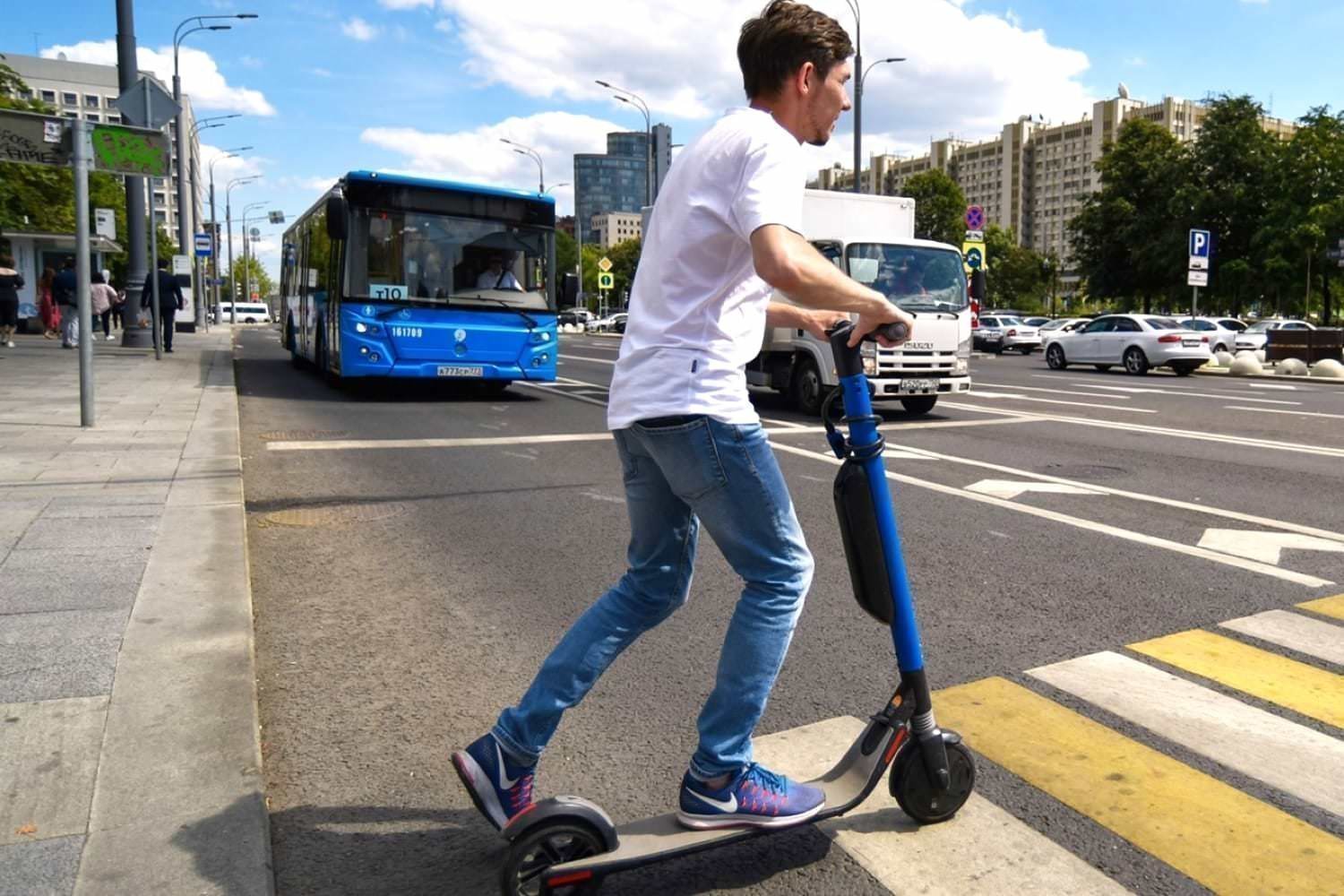 Электрический самокат Segway полиция